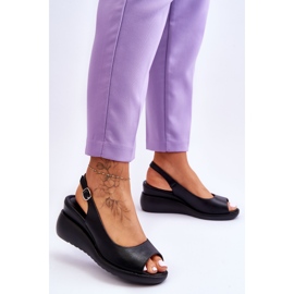 Damsandaler Sergio Leone SK853 Svart 2