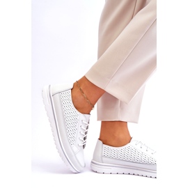 Vinceza Dam Sportskor i läder Sneakers Vit Elami 2