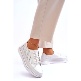 Vinceza Dam Sportskor i läder Sneakers Vit Elami 4