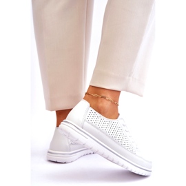 Vinceza Dam Sportskor i läder Sneakers Vit Elami 5