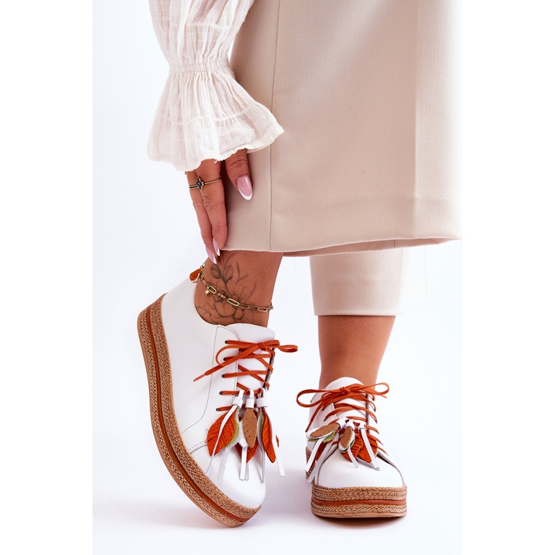 Läderskor Maciejka 04550-11 Vit 1