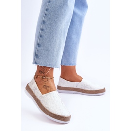 Läder Espadrilles Loafers Big Star LL276004 Vit 2