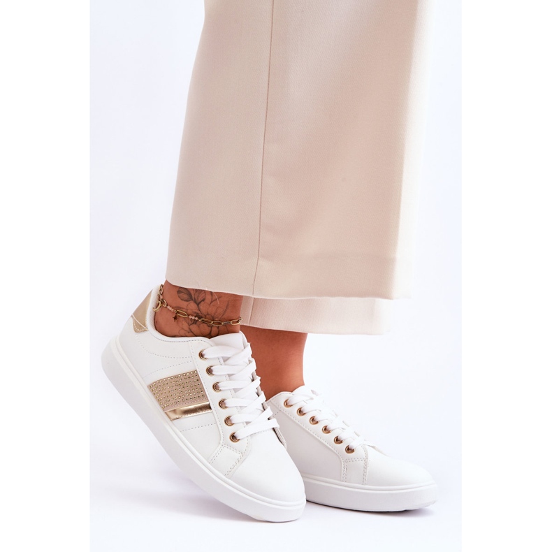 Damsportskor Med Jets Vitguld Axelle 1