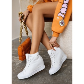 Dam Sneakers Big Star White FF274A192 vit 4