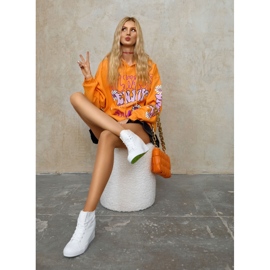 Dam Sneakers Big Star White FF274A192 vit 3