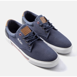 Marinblå Lee cooper 23-31-1836M sneakers för män 1