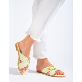 Gröna Shelovet-tofflor för kvinnor 1