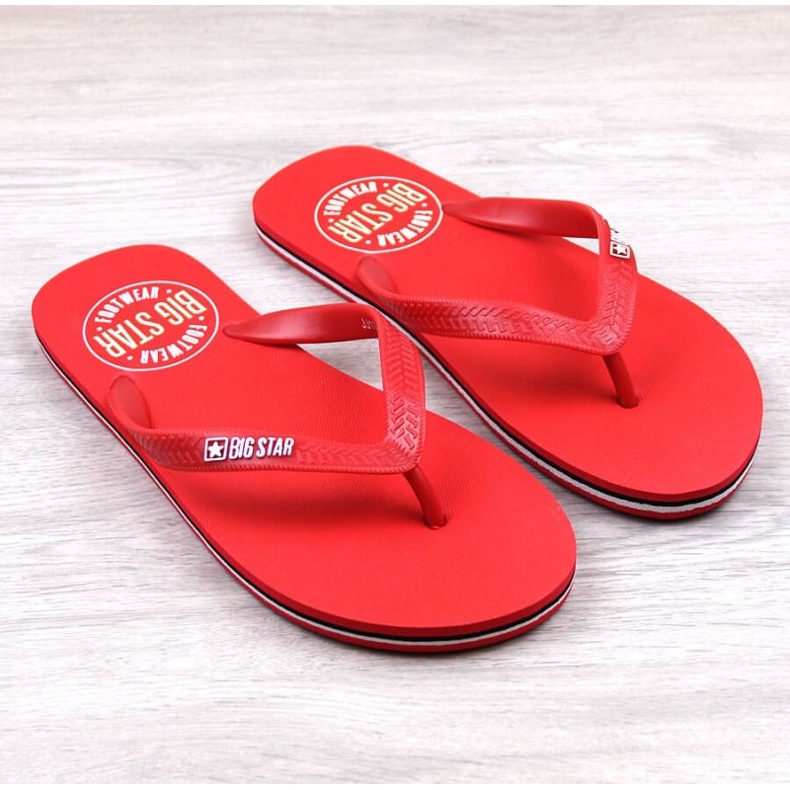 Big Star M JJ174538 röda flipflops 1