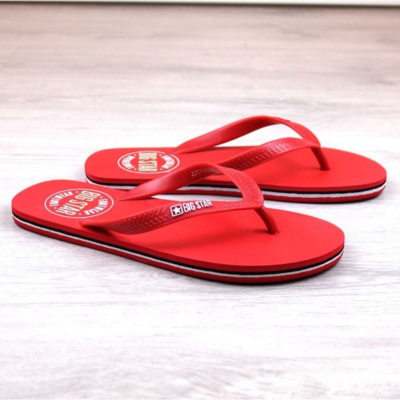 Big Star M JJ174538 röda flipflops 2