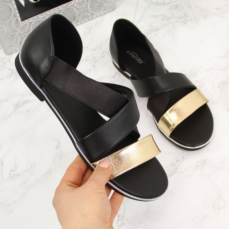 Slide-on sandaler Jezzi W EVE293B svart 1