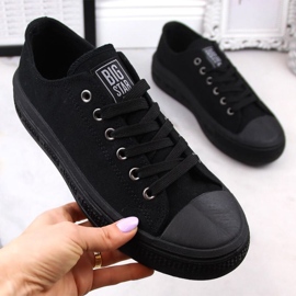 Sneakers på plattformen Big Star W INT1874A svarta 1