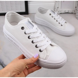 Sneakers på plattformen Big Star W INT1874B vit 1