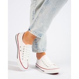 J. Star Klassiska vita sneakers 1