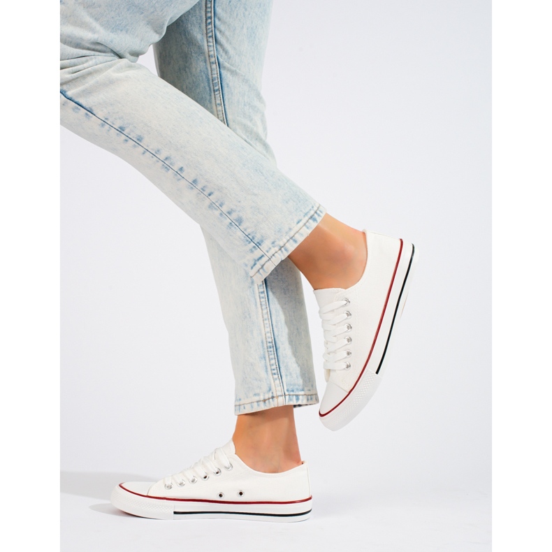 J. Star Klassiska vita sneakers 2