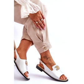 Damsandaler med dekoration S.Barski KV-2775-49 Silver silver- 5