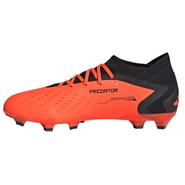 Adidas Predator Accuracy.3 Fg M GW4591 fotbollsskor apelsiner och röda röd 5
