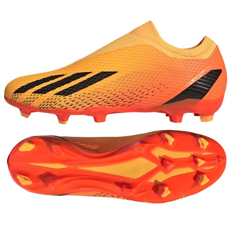 Adidas X Speedportal.3 Ll Fg M GZ5067 fotbollsskor orange apelsiner och röda 1