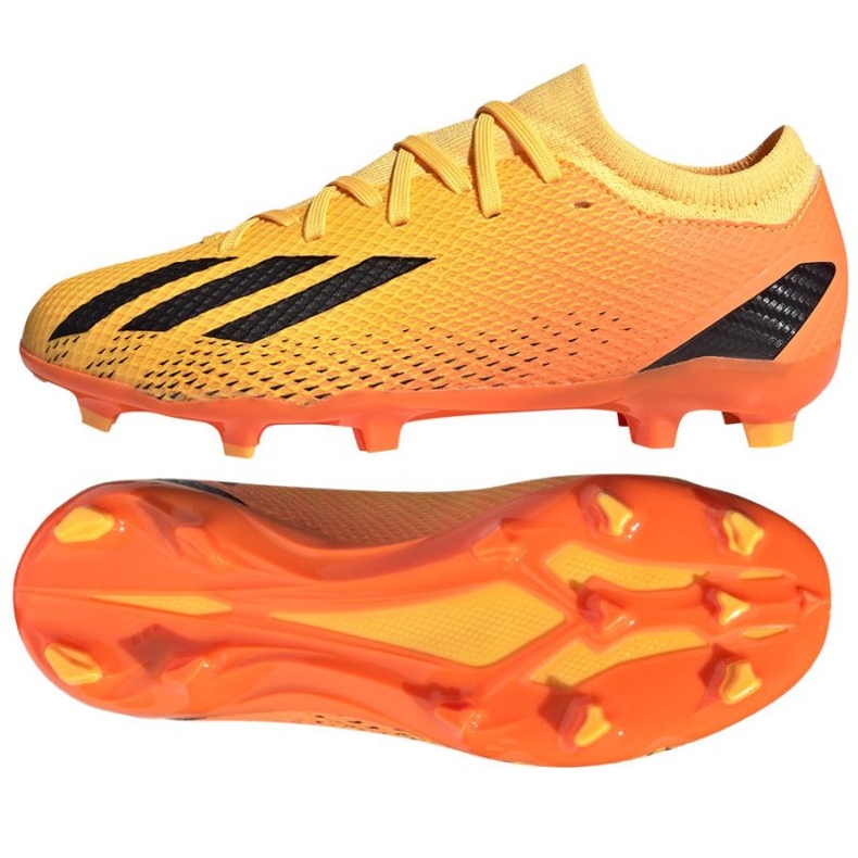 Adidas X Speedportal.3 Fg Jr GZ5072 fotbollsskor orange apelsiner och röda 1