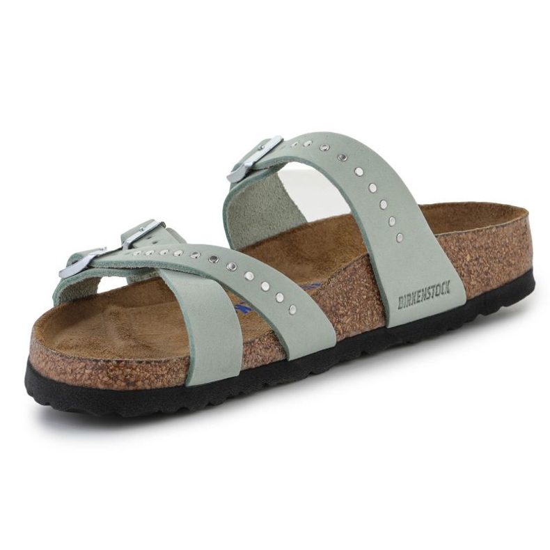 Birkenstock Franca Injected Nitar Matcha Tofflor W 1024267 grön 2