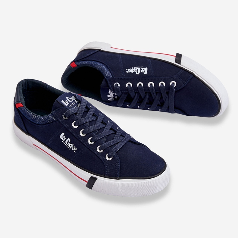Lee Cooper herr LCW-23-31-1833M Marinblå sneakers 2