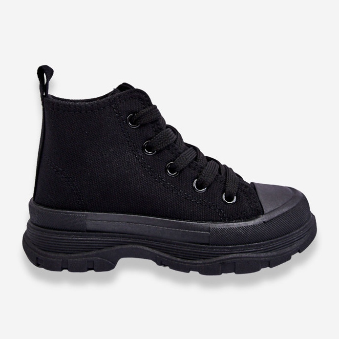 FR1 Barn High Sneakers Black Freeze svart 1