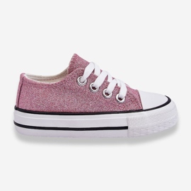 Barnsneakers Dusty Pink Wella rosa 1
