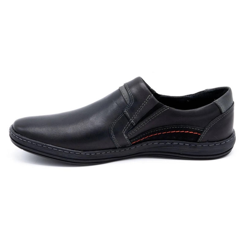 Olivier Mäns läderloafers 520 svart 1