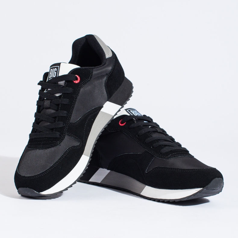 Sportskor herr svarta Big Star LL174158 Memory foam 2