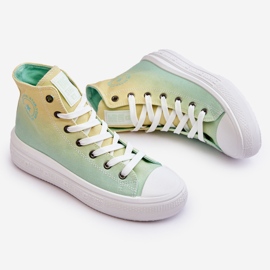 High Platform Sneakers Big Star LL274A190 Gul-Grön 1