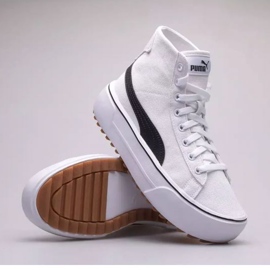 Skor Puma Kaia Mid Cv W 384409-01 vit 1