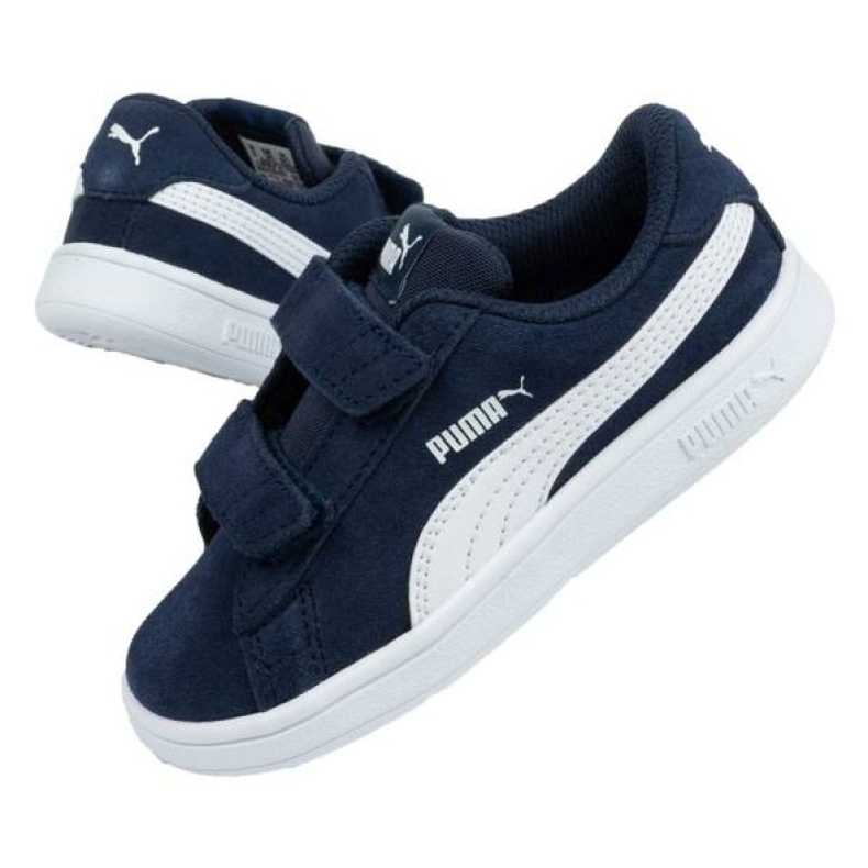 Puma Smash v2 Jr 365178 02 blå 1
