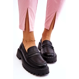 Dammockasiner Big Star Läderskor LL274458 Svart 2