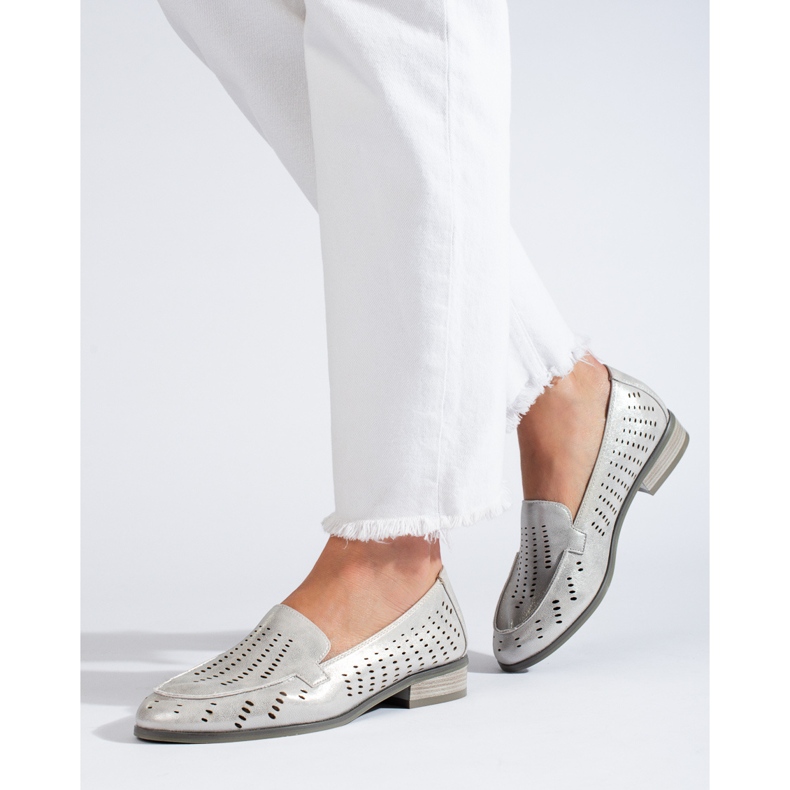 W. Potocki Genombrutna silverskor för kvinnor Potocki silver- 1