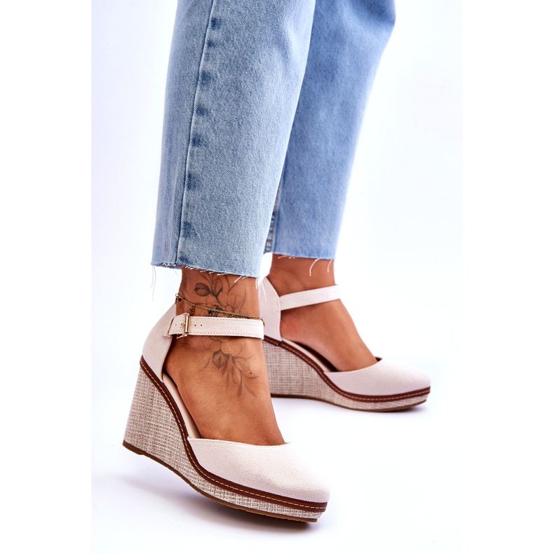 PS1 Klassiska sandaler för damer Beige Malani 2