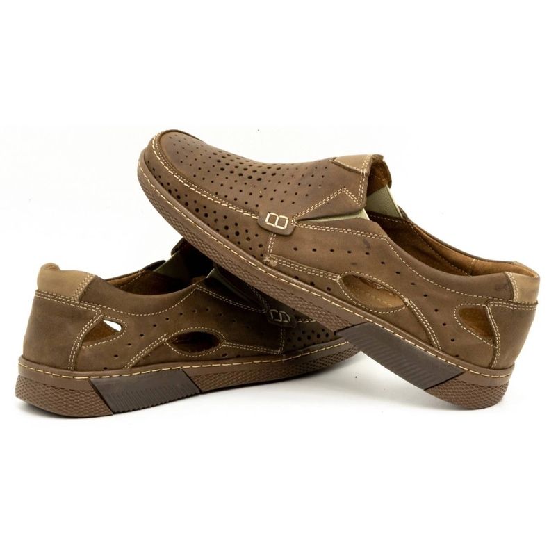 Olivier Herrskor i läder 937MP brun 4