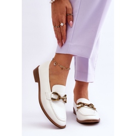 WS1 Klassiska Loafers dam Vita Lorien 1