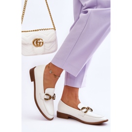 WS1 Klassiska Loafers dam Vita Lorien 2