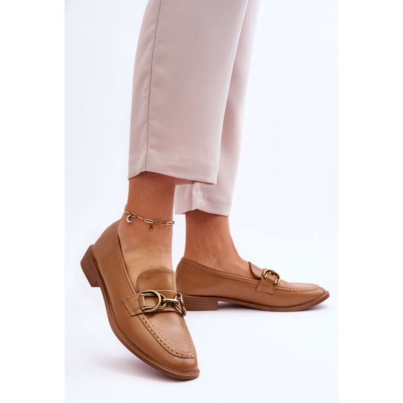 WS1 Klassiska Dam Loafers Brun Lorien 2
