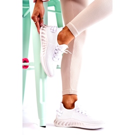 Sportskor dam, Material, Vit 2