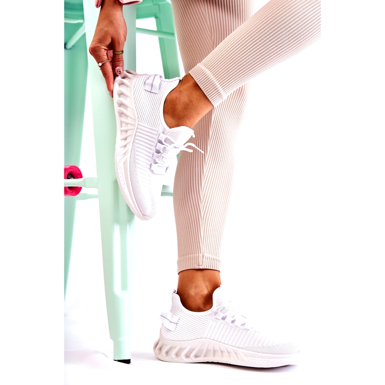 Sportskor dam, Material, Vit 2