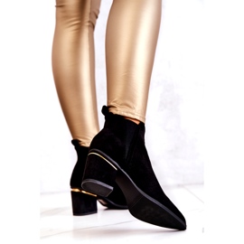 PS1 Svarta Helloni Mocka Openwork Cowboystövlar 1