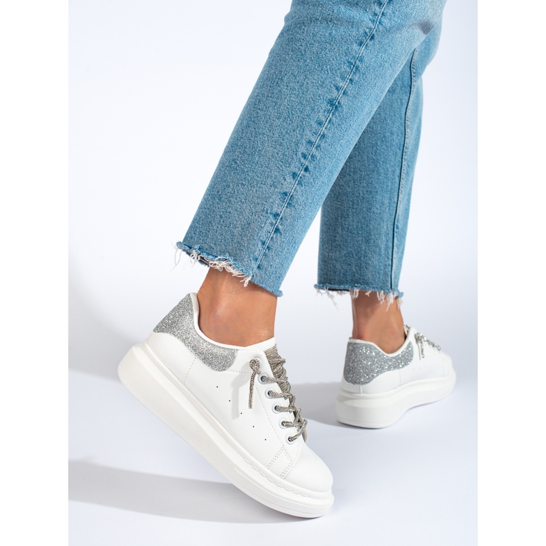 Vita Shelovet sportskor för kvinnor 1